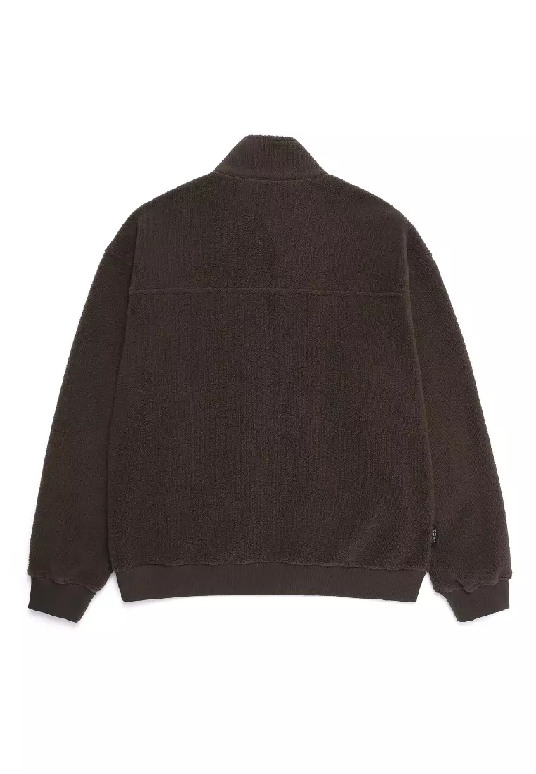 男女同款絨毛高領拉鍊外套