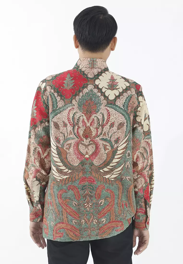 Jual House Of Kain Kemeja Batik Dobby Original Zalora Indonesia