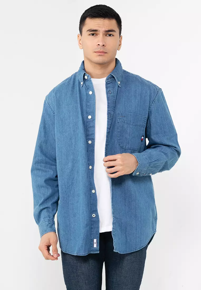 Tommy hilfiger jean shirt top