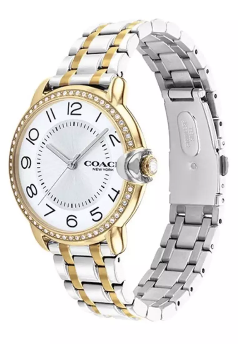 Coach watch 2024 gold and silver