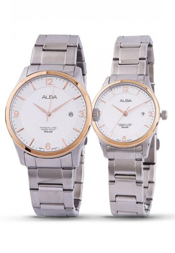 Jual Alba Alba Prestige Jam Tangan Couple Original Garansi Resmi Quartz Strap Stainless Steel Original Zalora Indonesia