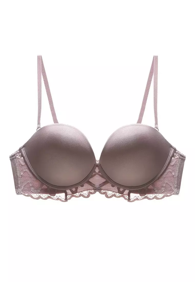 LMZ2420 Lady Sexy Lace Bra-Purple