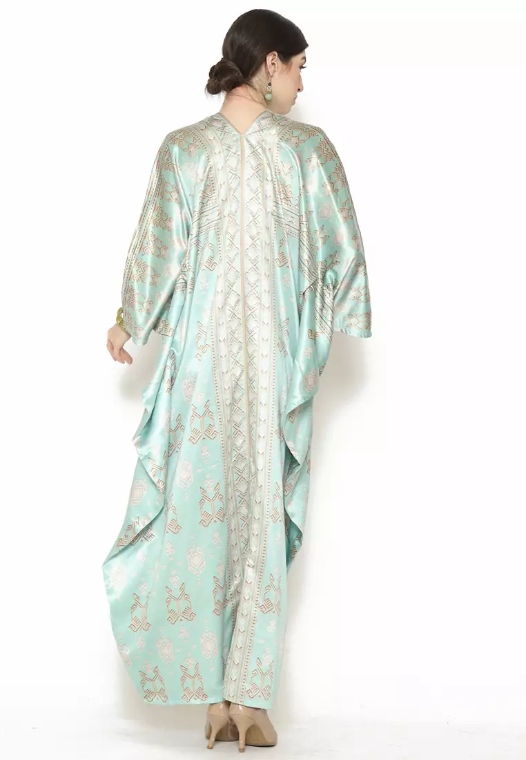 Kanzi Exclusive Long Sleeve Songket Kaftan