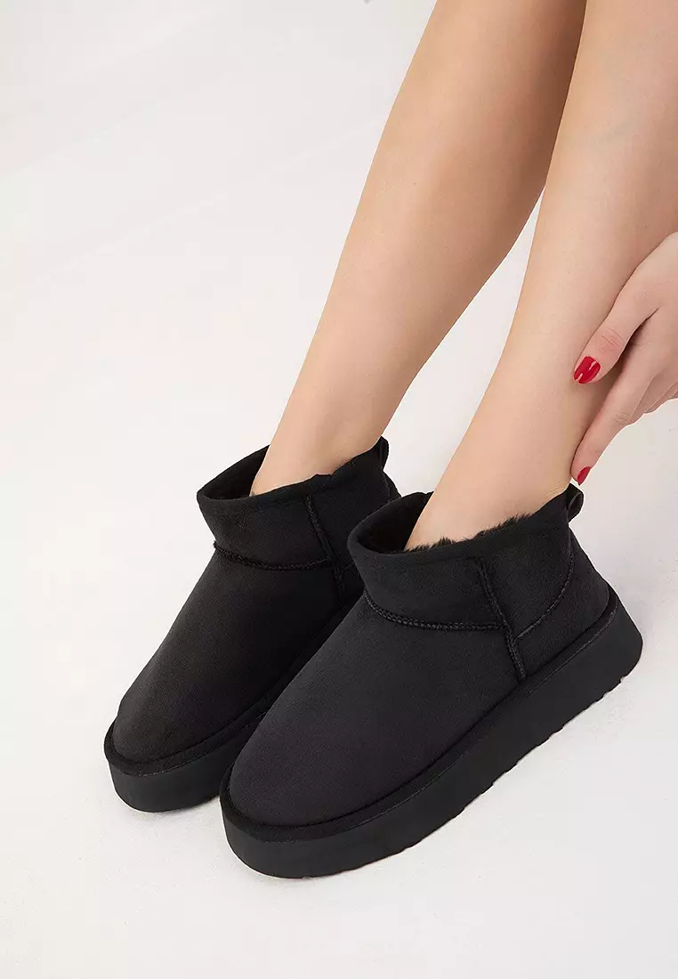 Round Toe Ankle Boots