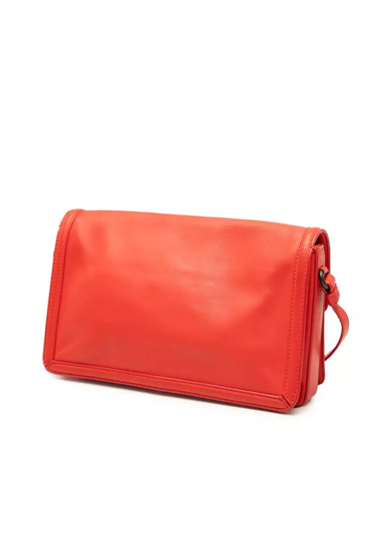 Pre-Loved Bottega Veneta Intrecciato Trimmed Nappa Rialto Shoulder Bag