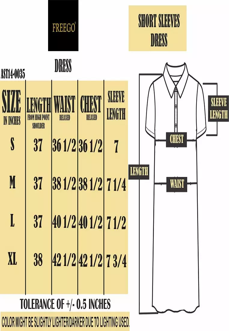 Special Cotton Waffle Knits Short Sleeve Dress