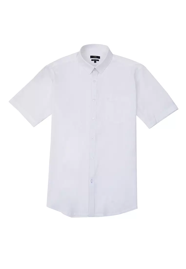Jobb Minneapolis Kemeja Pria Lengan Pendek Regular Fit Putih Colour White