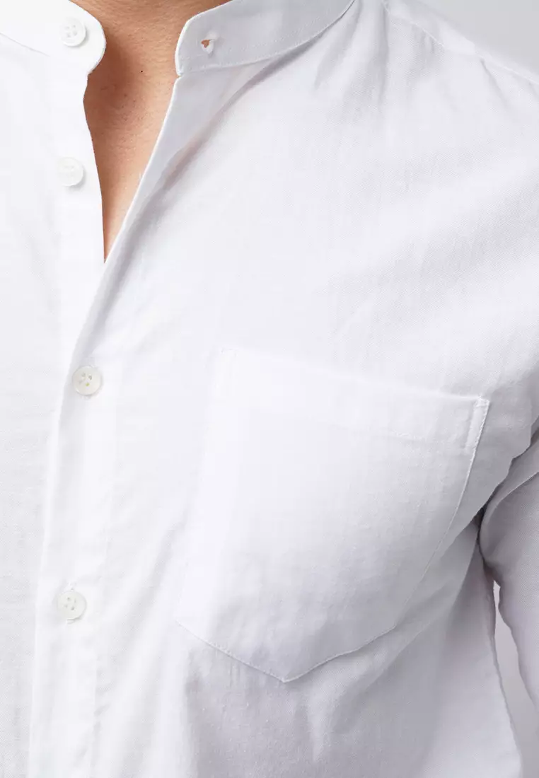 Super White Oxford Shanghai Shirt