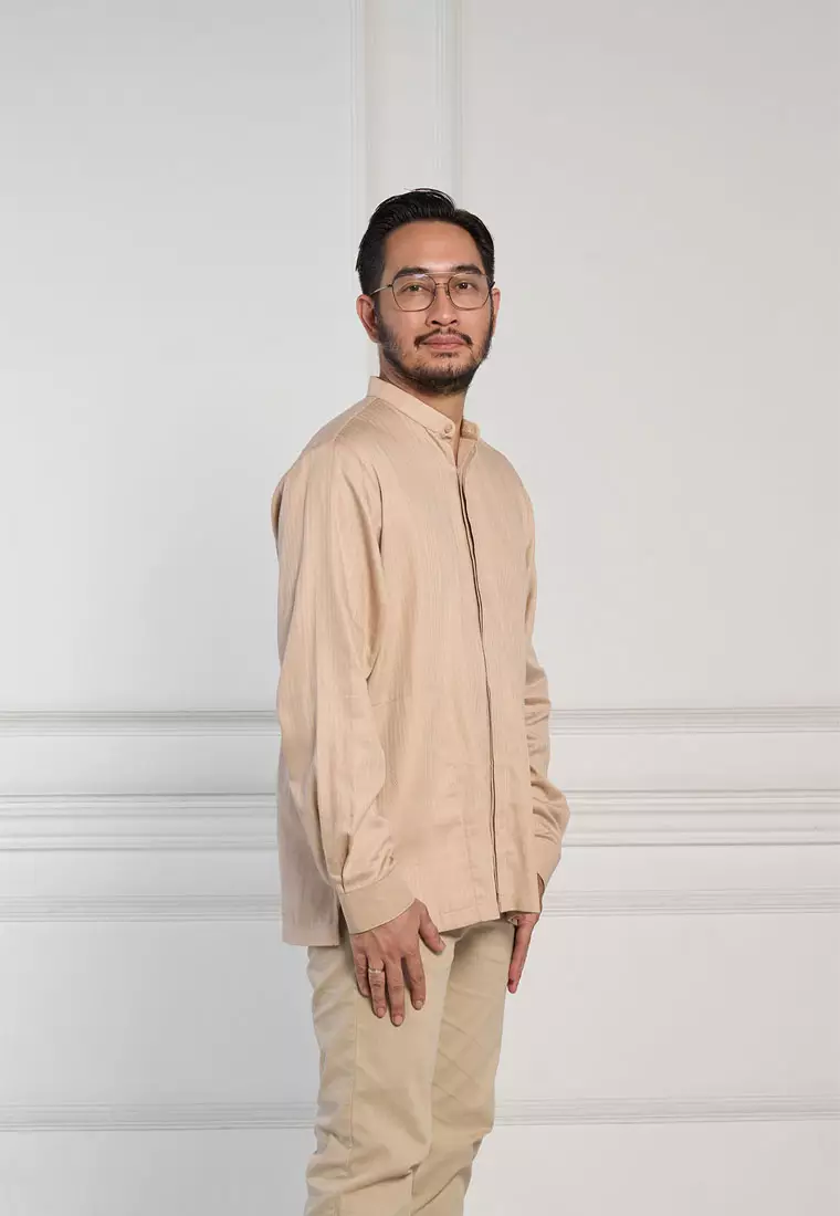 Kami Yudha Long Sleeve Koko Sand