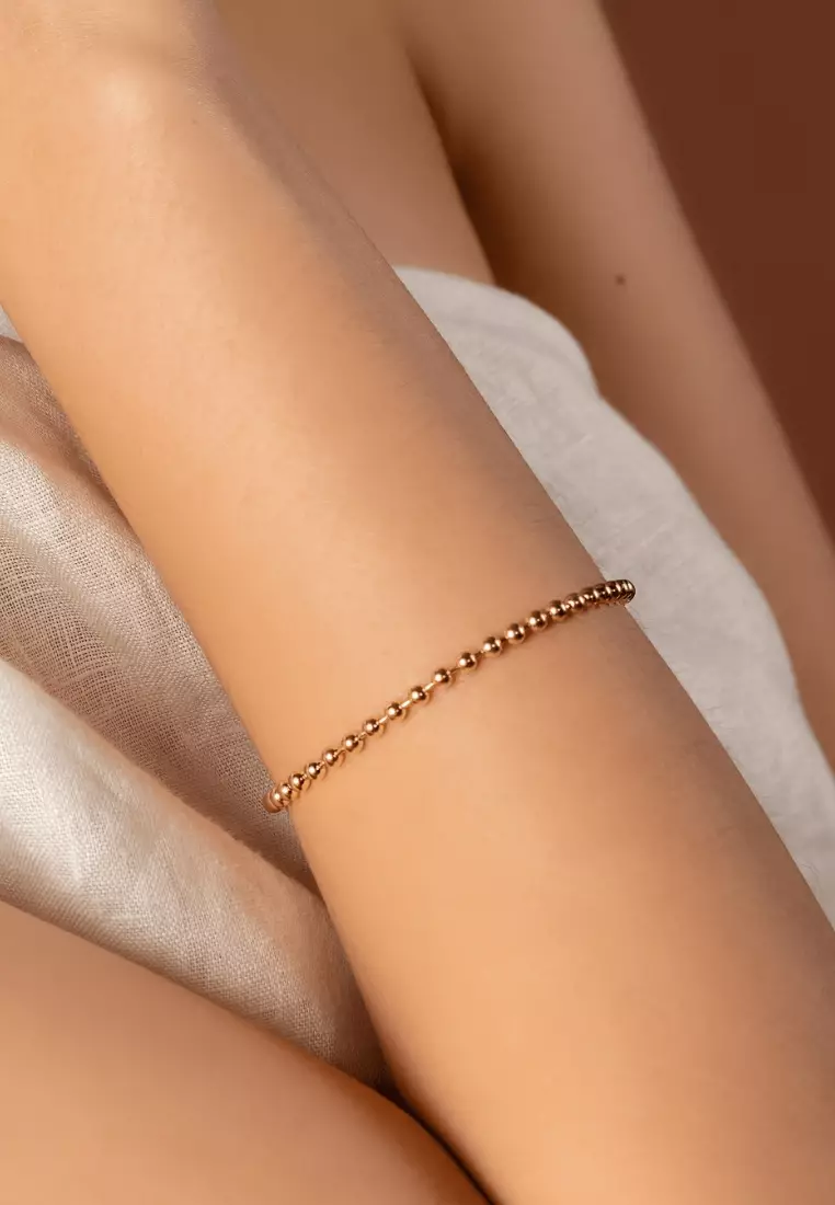 Bold Spheres Bracelet 14k Gold