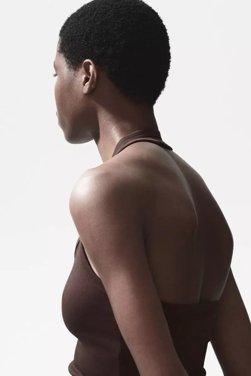 Cotton halterneck top
