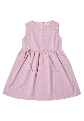 Jual Osella Kids Osella Baju Anak Perempuan Dress Pita Sisi Hot Coral Original Zalora Indonesia