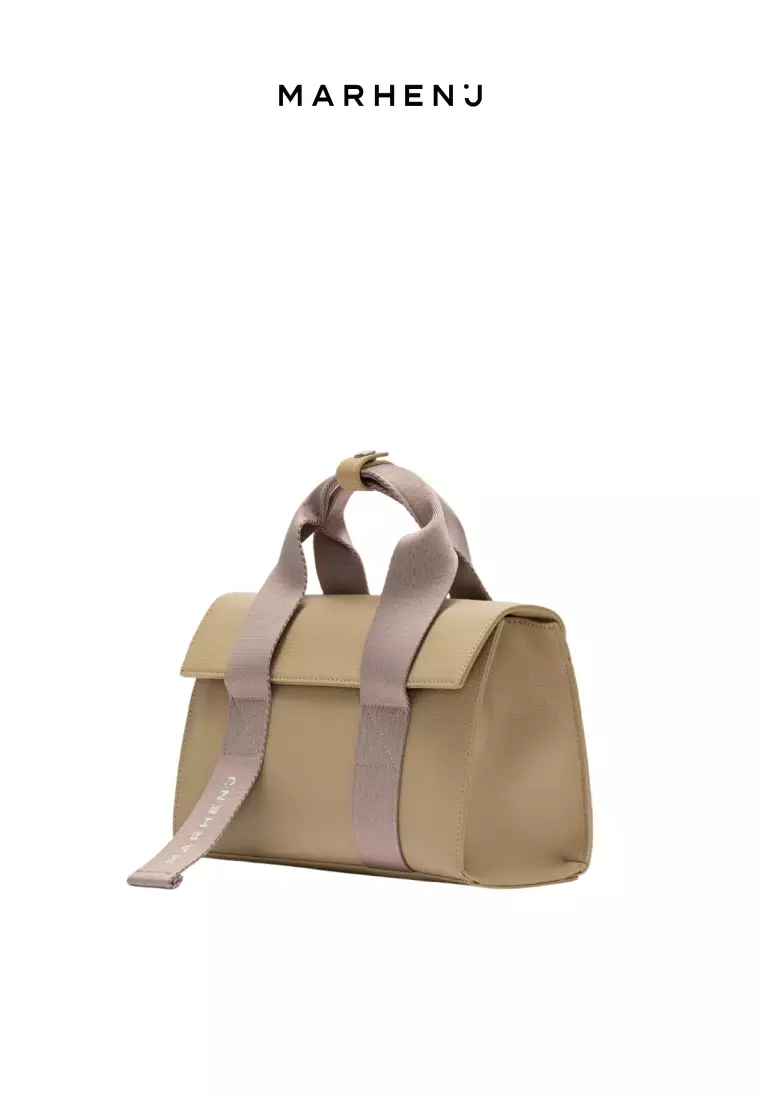 LUDY Vegan Leather Crossbody Bag Sand Beige