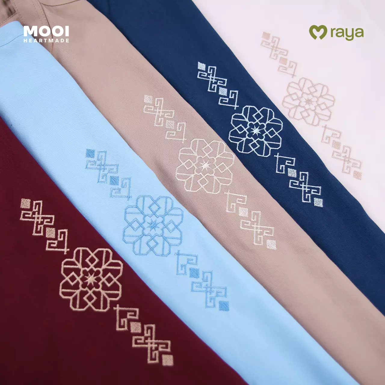 Mooi Atasan Pria Kemeja Pria Raya Collection Karim Koko Basic Series 2026 - Sky Blue