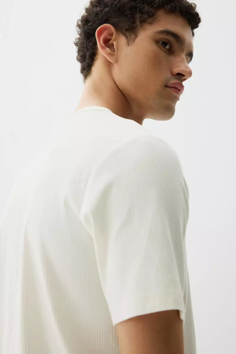 Slim Fit Ribbed T-shirt