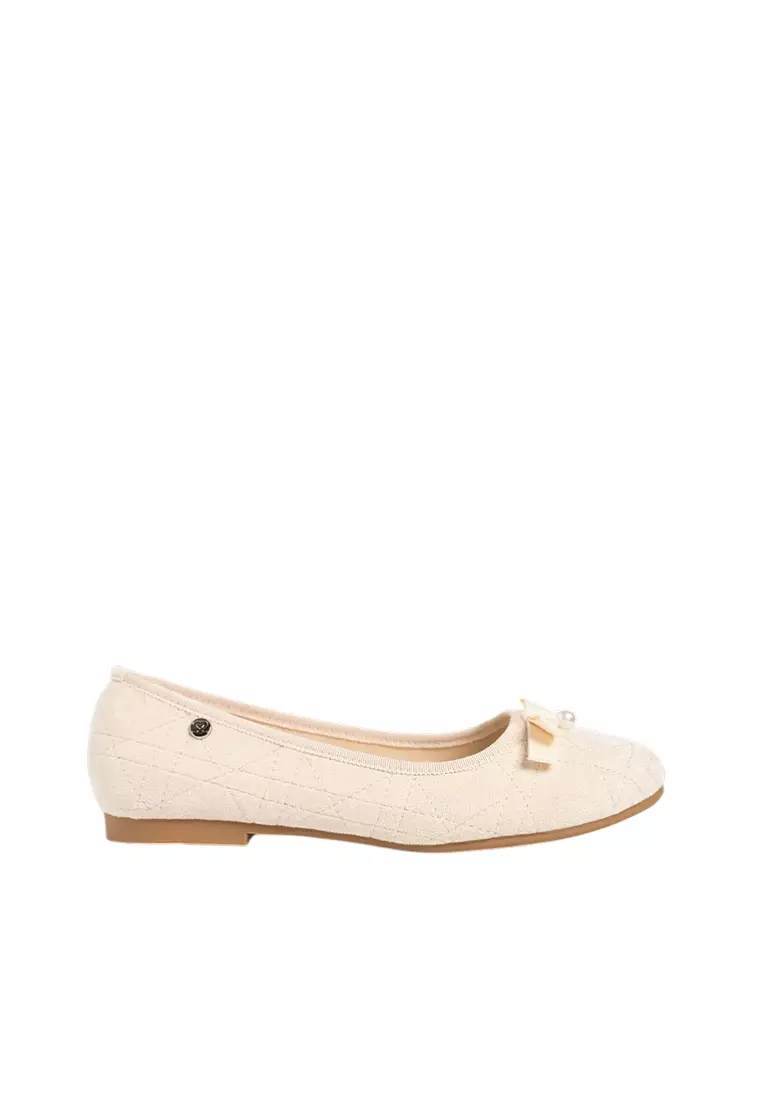 Happy2U Harper Suede Bow Flats
