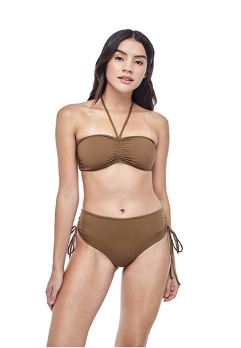 Ozero Swimwear brown VIDA Bikini Set in Mocha 7AC78US6C68686GS_1
