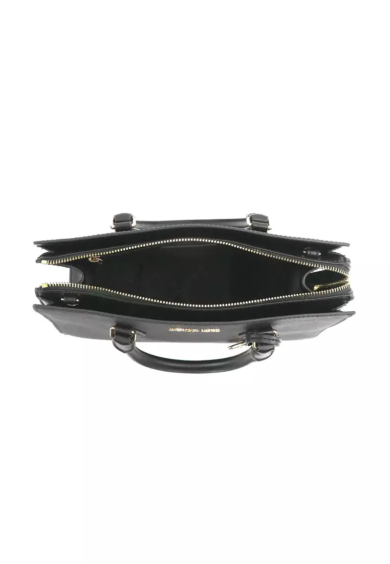 Michael Kors Bag Handbag Women's Bag Sheila Md Zip Satchel Black New