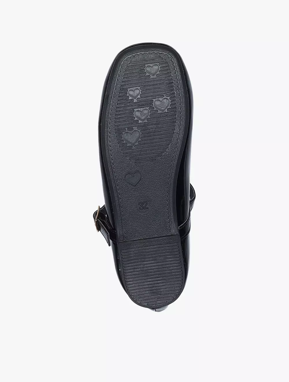 Payless Chrissie Childrens Goldy Flats - Black_07