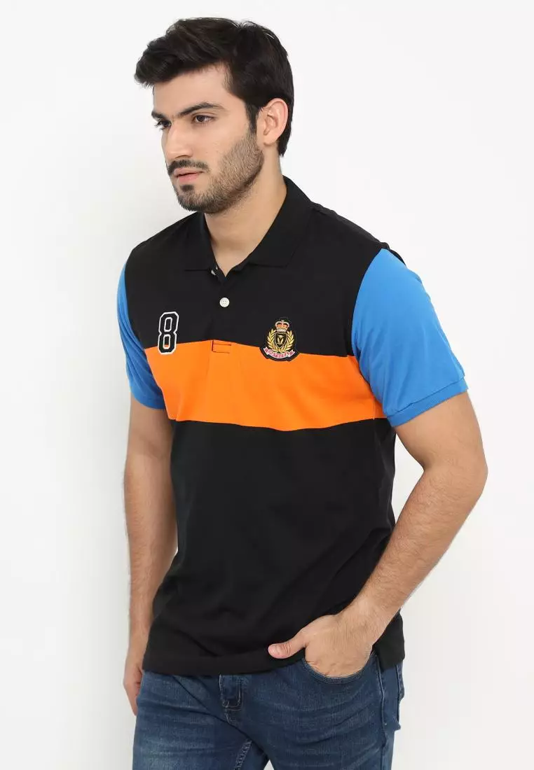 MATSUDA Kaos Polo Shirt Pria Kerah Miura