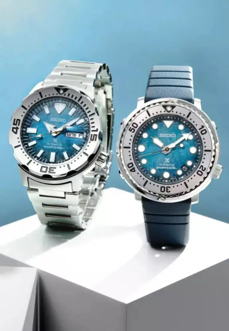 Seiko Penguin Tuna Seiko Prospex Mini Tuna Save The Ocean Special Edition  Antarctica Penguin Diver's 200m, image size:762x1100