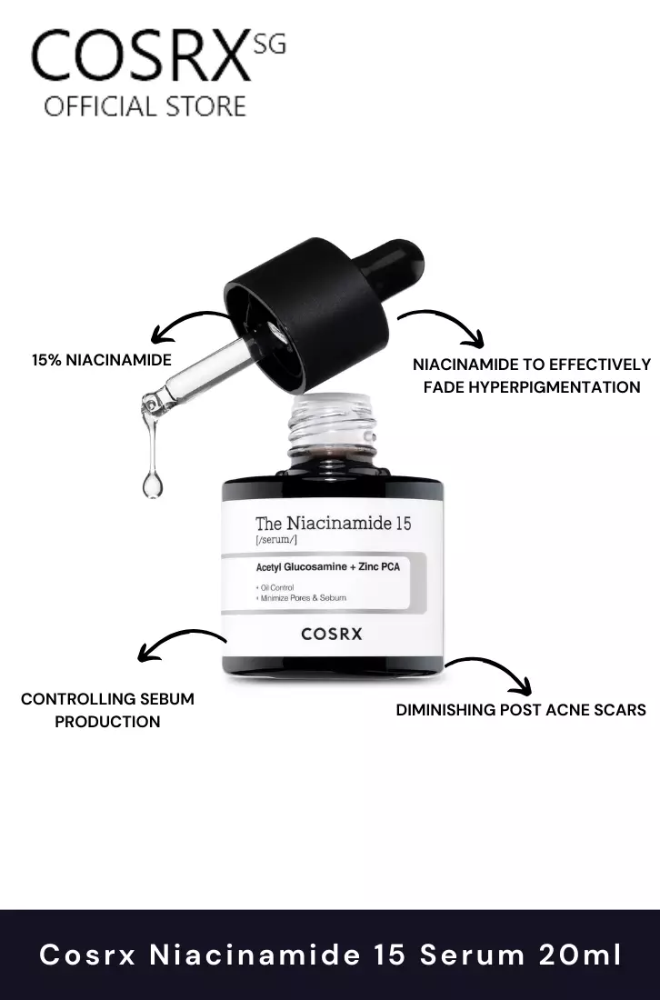 Cosrx Advanced RX-Oil Control(Vitamin C 23% Serum + Niacinamide 15 Serum 20ml+6 Peptide Serum 150ml)