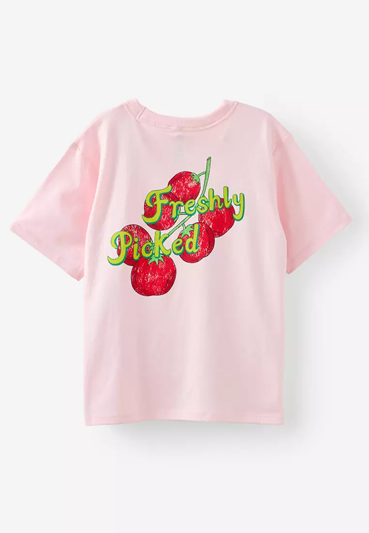 Poppy Oversize Graphic Print Tee