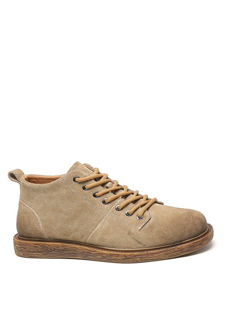 VANSA Fashion Cow Nubuck High-Top Loafer VSM-C-7193