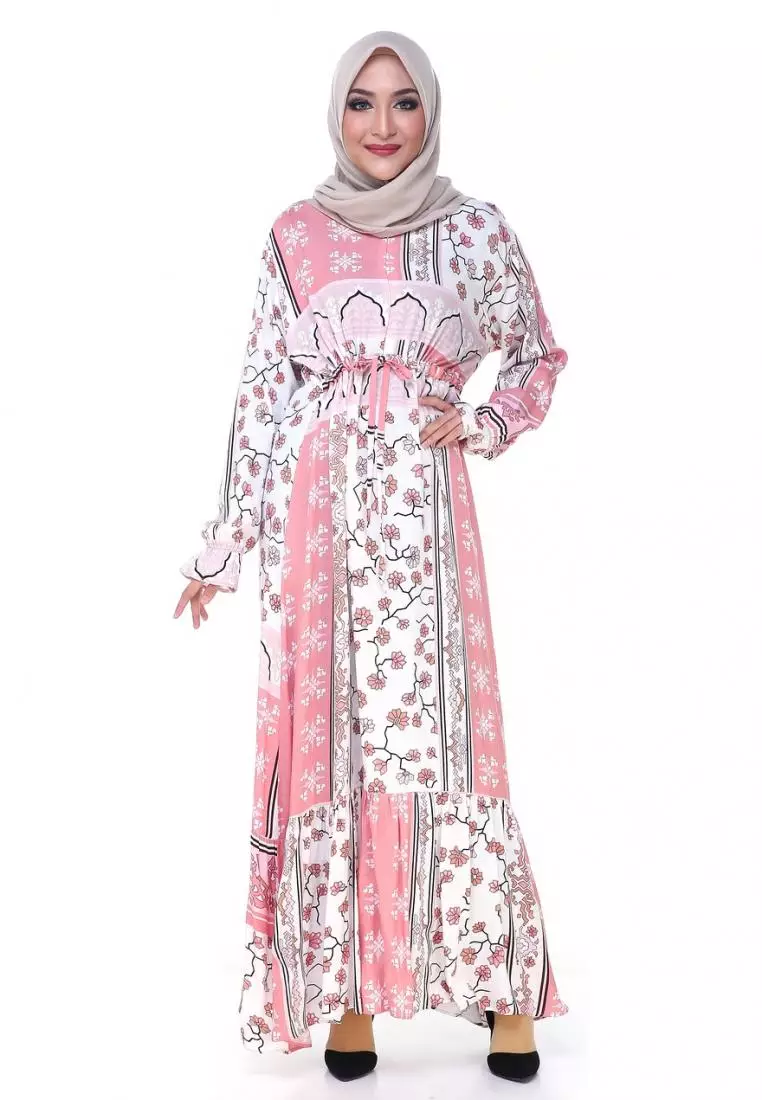 Home Dress Yasmin - Pink
