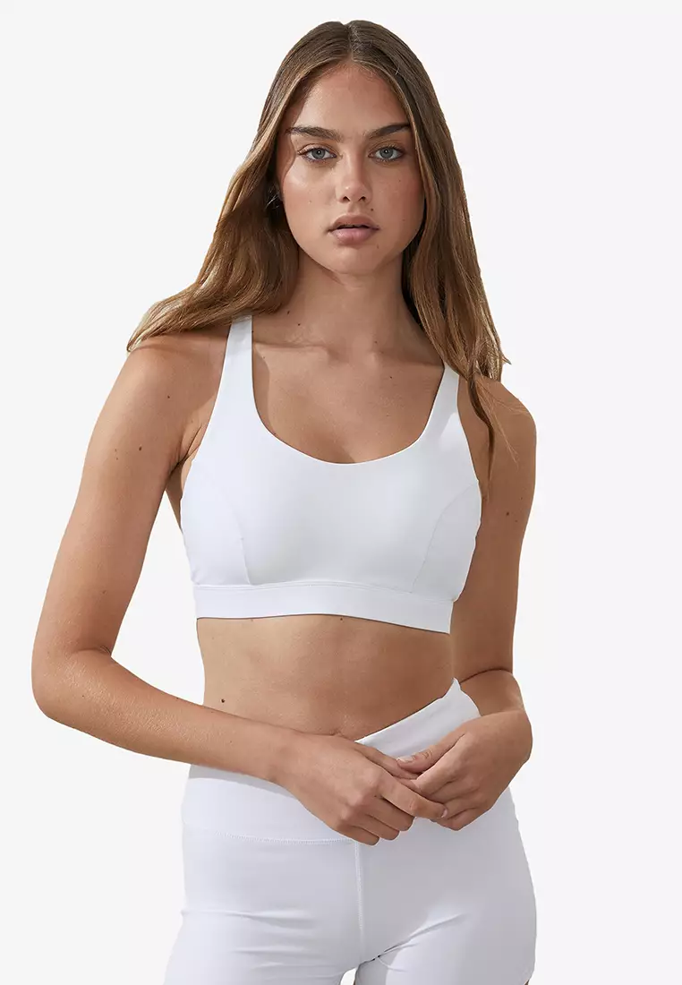 Buy Cotton On Body Ultimate Crop Sports Bra in White 2024 Online