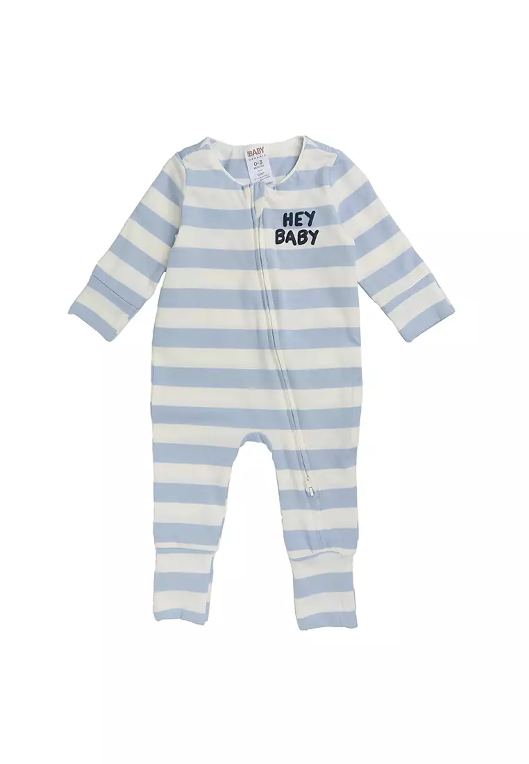 The Long Sleeves Zip Romper