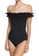 LYCKA black LWD7208-European Style Lady Swimsuit-Black C01AAUSB1D15A7GS_2