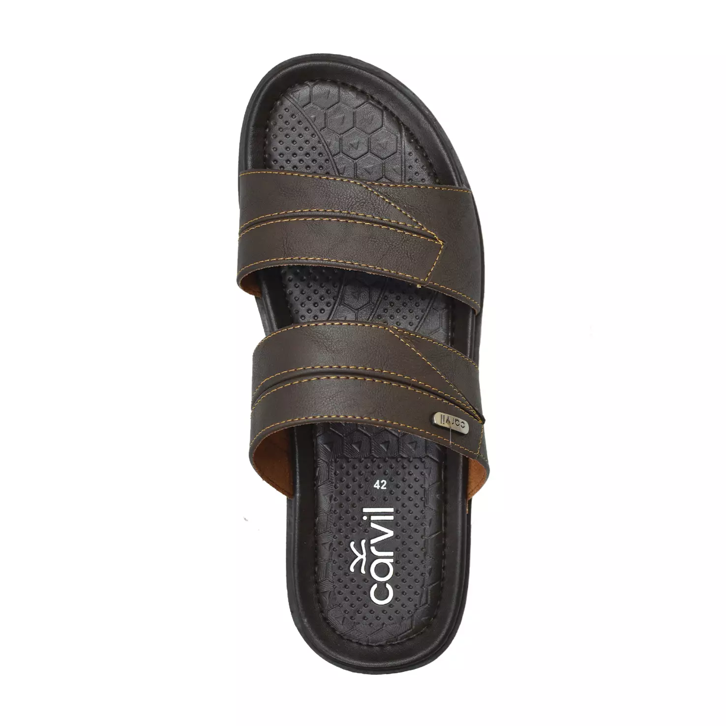 Carvil Sandal Pria Wolves-02 M Dark Brown