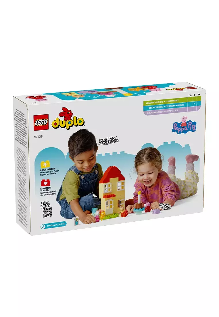 Duplo 10433 Peppa Pig Birthday House, Age 2+, Building Blocks, 2024 (59pcs)