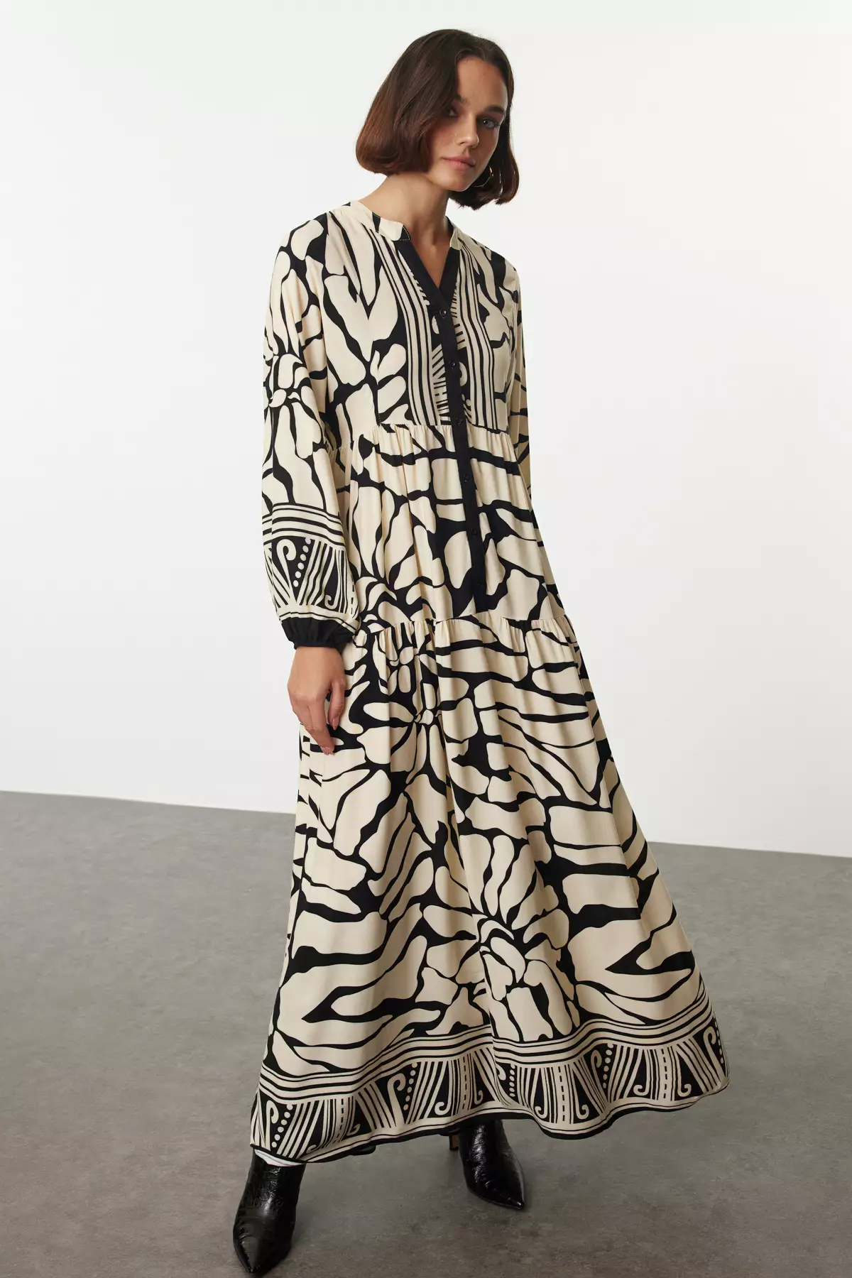 Printed Maxi Dress