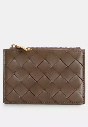 BOTTEGA VENETA ブロンズ　ブラウン レザー　ケース BOTTEGA VENETA ブロンズ ブラウン レザー ケース Bottega Veneta