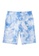 Du Pareil Au Même (DPAM) white and blue White Tie Dye Bermuda Shorts FDECDKA1284706GS_2
