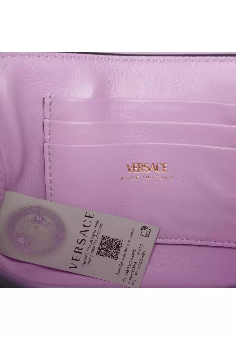 Pre-Loved Versace Mini Leather La Medusa Satchel