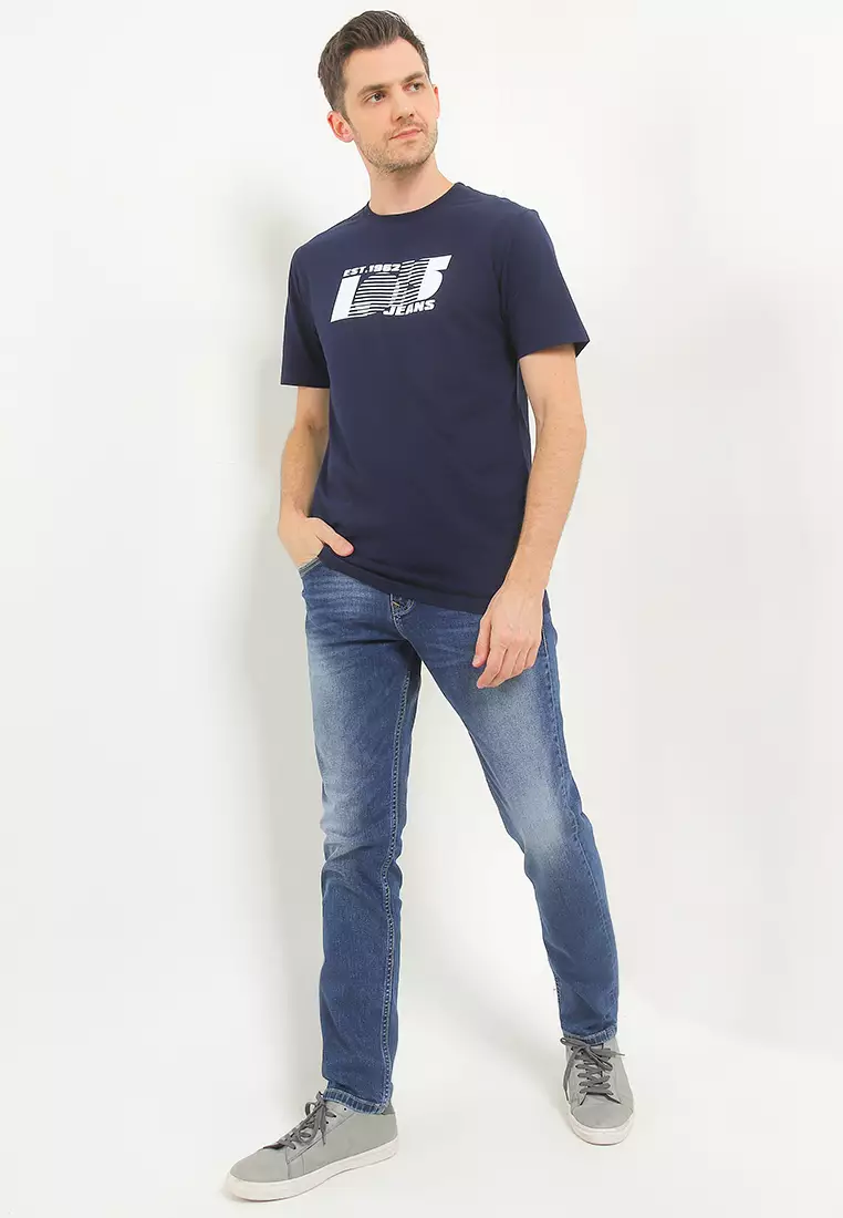 Slim Stretch Fit Denim Pants SLS104D1