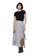 REPLAY black and beige REPLAY VISCOSE SKIRT WITH ALL-OVER PRINT 713B4AA9E96A51GS_1