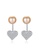 Rouse silver S925 Fashion Ol Heart Stud Earrings 26433AC0734413GS_1