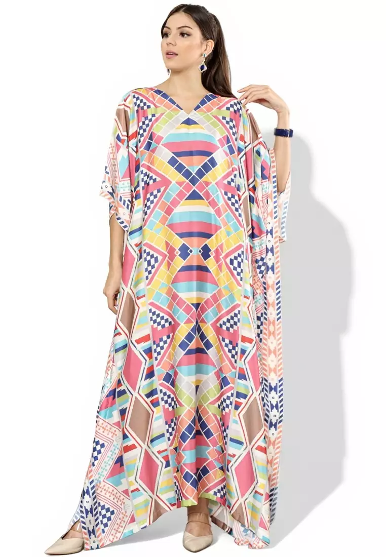 Kanzi Exclusive Short Sleeve Classic Kaftan