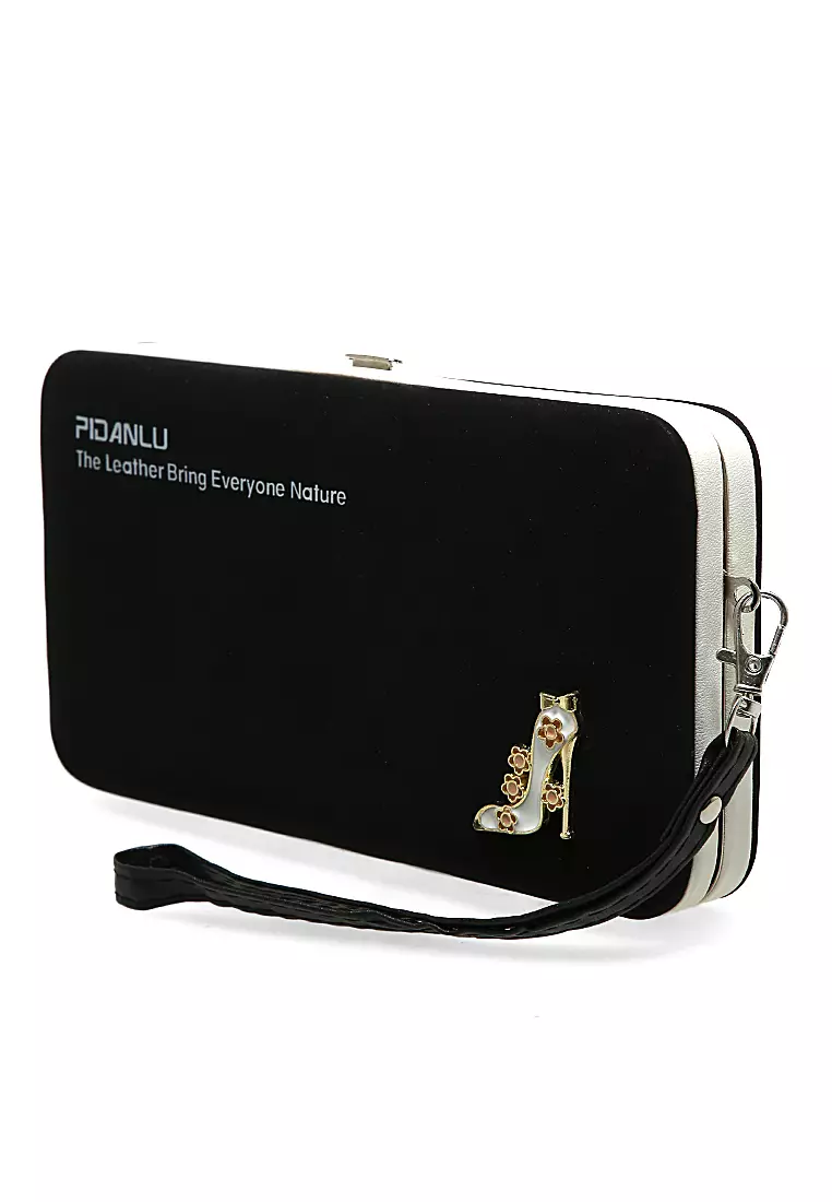 Dompet Wanita Panjang Model Pidanlu Long Wallet Many Slot Material PU Leather ORIGINAL