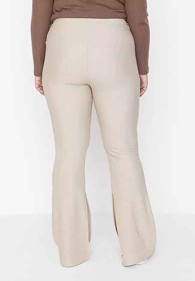 Trendyol Plus Size Slit Detailed Knitted Pants 2024, Buy Trendyol Online