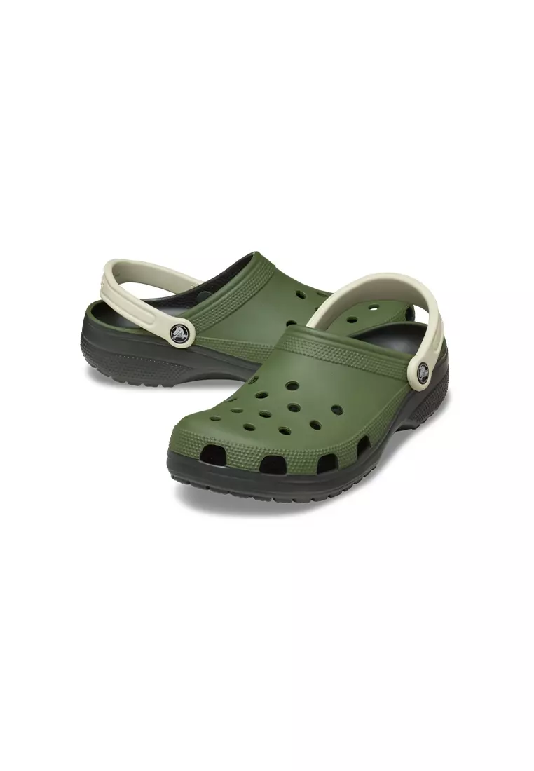 Classic Retro Sport Clog in Army Green