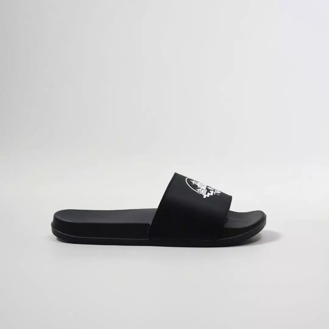 Cogen Sandal Hitam Slop Sendal Slip On Sandal Slide Pria Sendal Basic RB Series