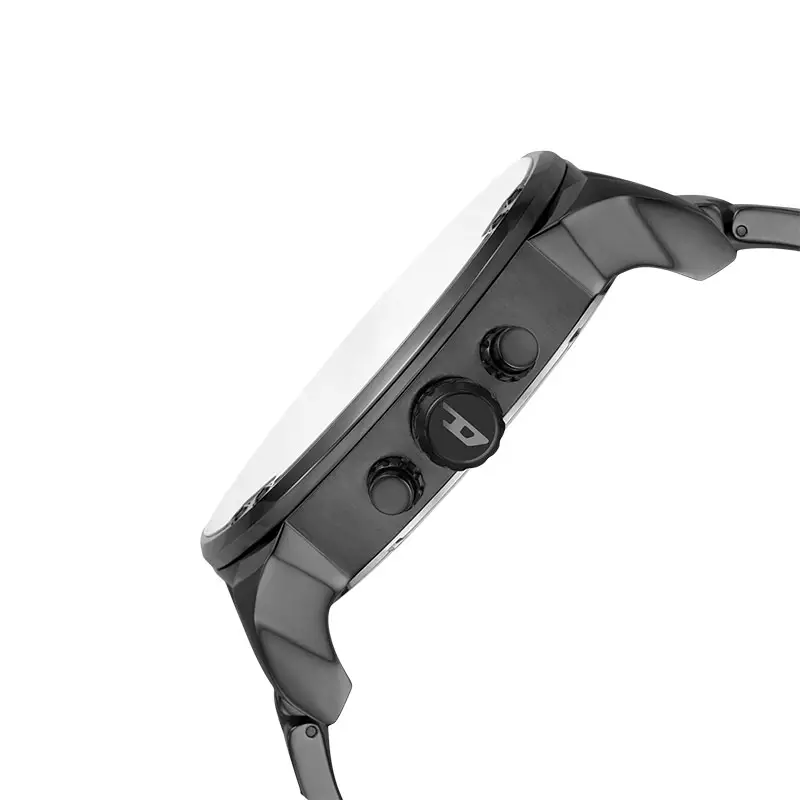 Jam Tangan Pria Diesel Mr. Daddy DZ7477 Green Dial Gunmetal Stainless Steel Strap