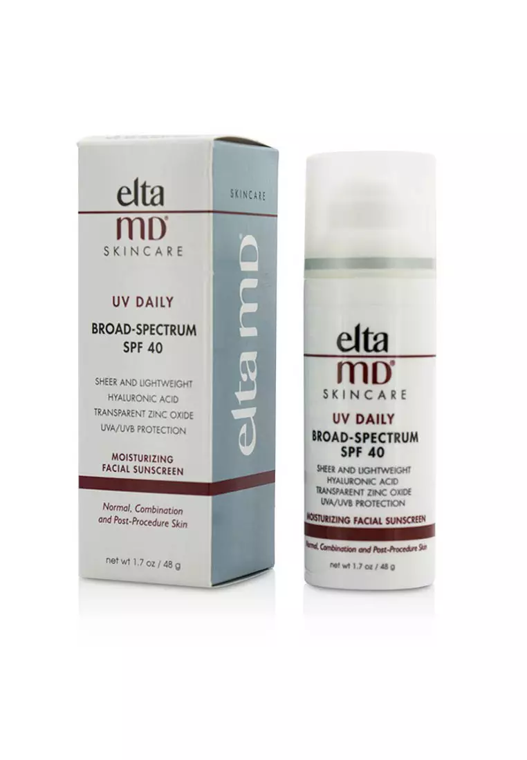 Eltamd - Uv Daily Moisturizing Facial Sunscreen Spf 40 - For Normal, Combination & Post-procedure Skin 48g/1.7oz