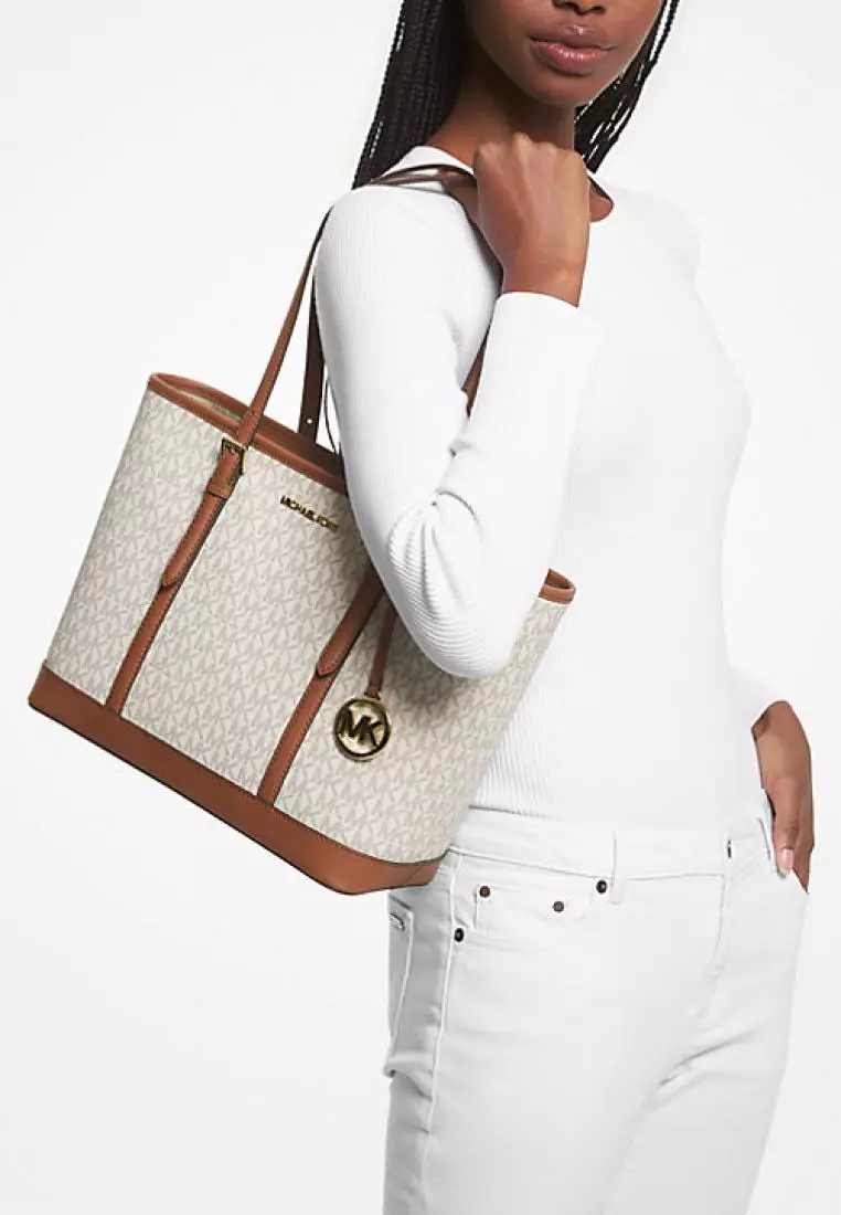 Jual Michael Kors Michael Kors Jet Set Travel Small Logo Top-Zip