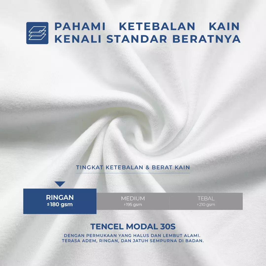 Kale Silky White/ T-Shirt Pria polos lengan pendek / Unisex